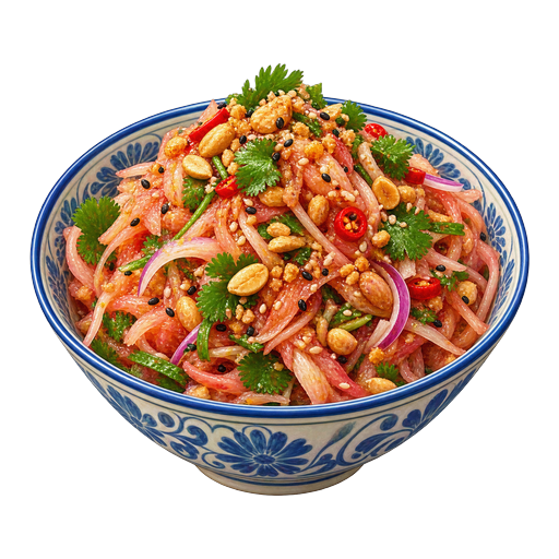 Pickled Ginger Salad sticker illustration