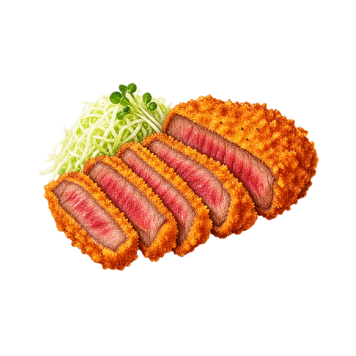 Gyukatsu sticker illustration