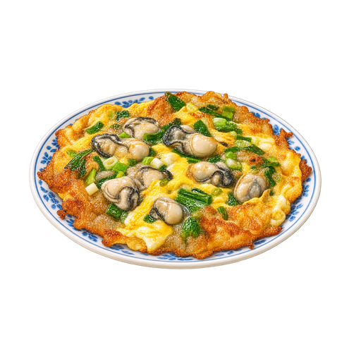 Oyster Omelette sticker illustration