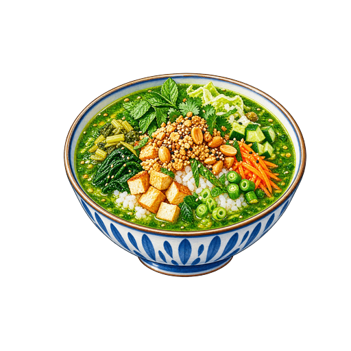 Hakka Lei Cha sticker illustration