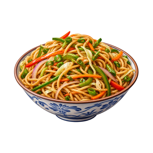 Hakka Noodles sticker illustration