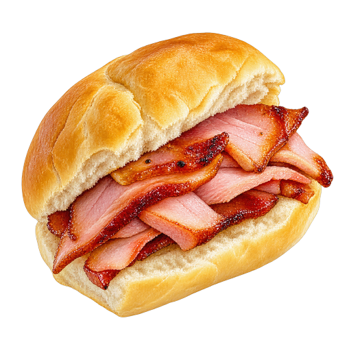 Ham Cutter sticker illustration