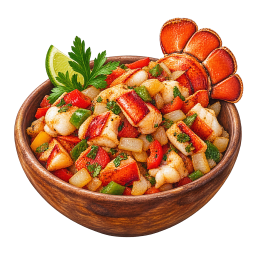 Hashed Lobster sticker illustration