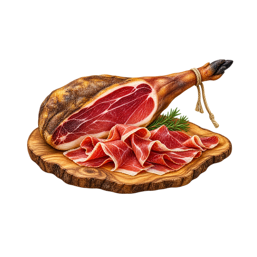 Herzegovinian Pršut sticker illustration