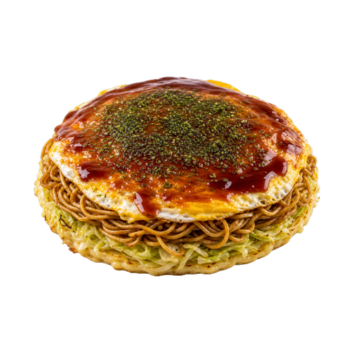 Hiroshima-Style Okonomiyaki sticker illustration