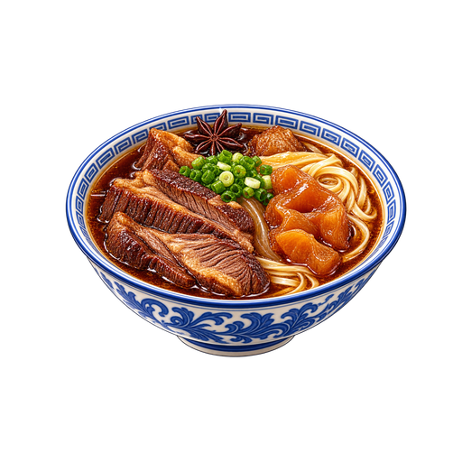 Beef Brisket Noodles sticker illustration
