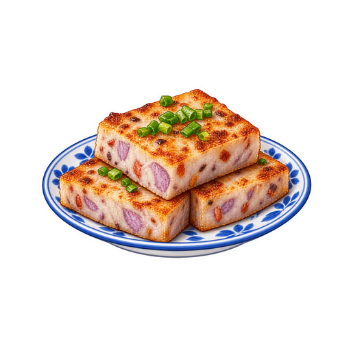 Taro Cake sticker illustration