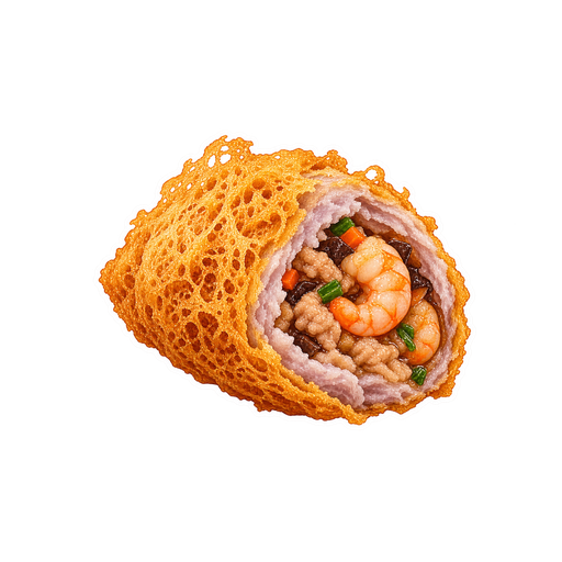 Taro Puff sticker illustration
