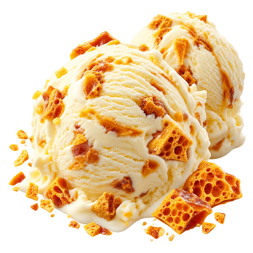 Hokey Pokey Ice Cream sticker illustration