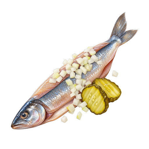 Hollandse Nieuwe sticker illustration