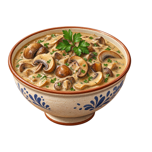 Mushroom Sauce sticker illustration