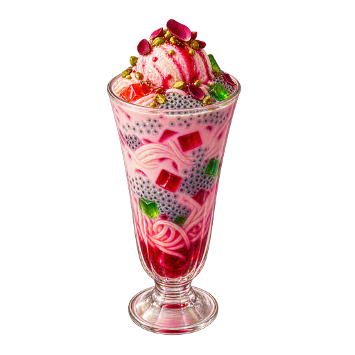 Burmese Faluda sticker illustration