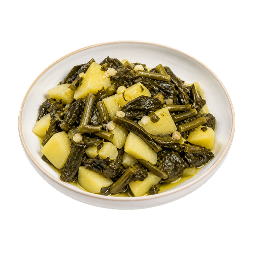 Swiss Chard with Potatoes sticker illustration