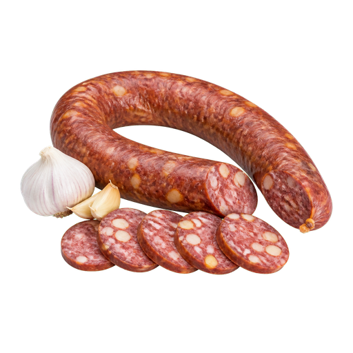 Garlic Sausage sticker illustration