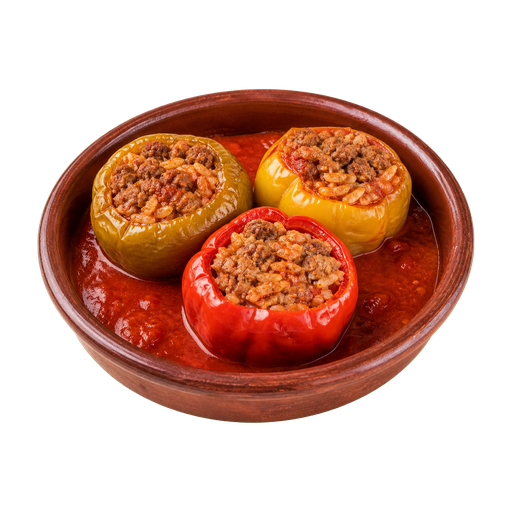 Stuffed Peppers sticker illustration