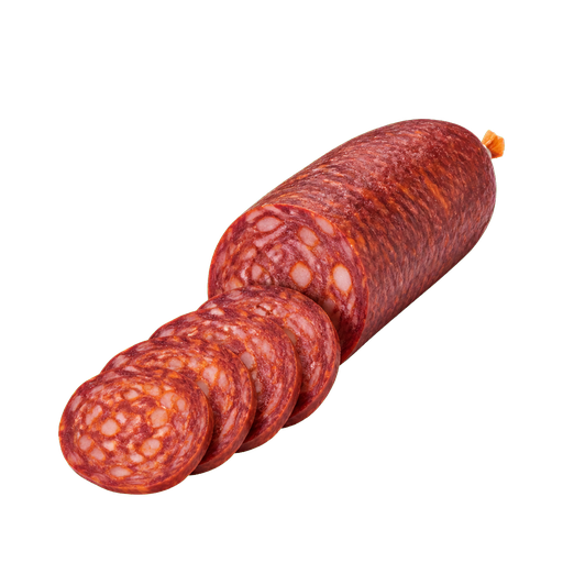 Csabai Sausage sticker illustration