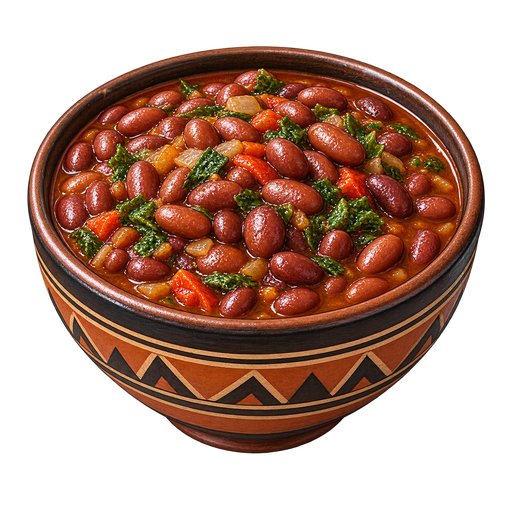 Fried Beans sticker illustration