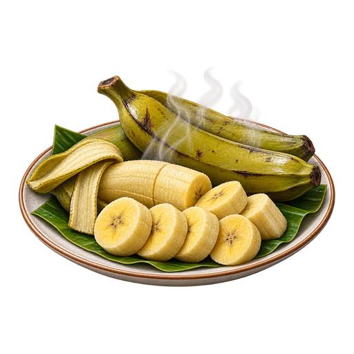 Steamed Plantains sticker illustration