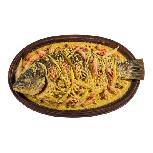 Batak Spiced Fish sticker illustration