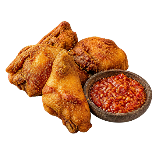 Indonesian Fried Chicken sticker illustration