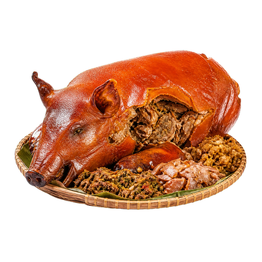 Balinese Roast Pig sticker illustration