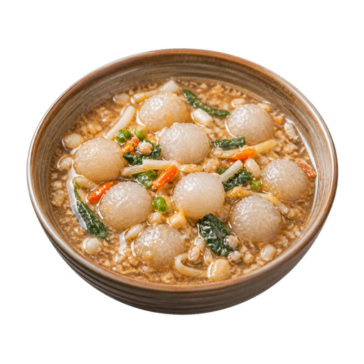 South Sulawesi Sago Porridge sticker illustration