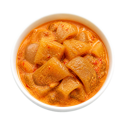 Cow Skin Curry sticker illustration