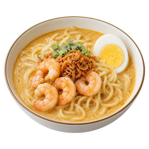 Coconut Noodle Soup sticker illustration