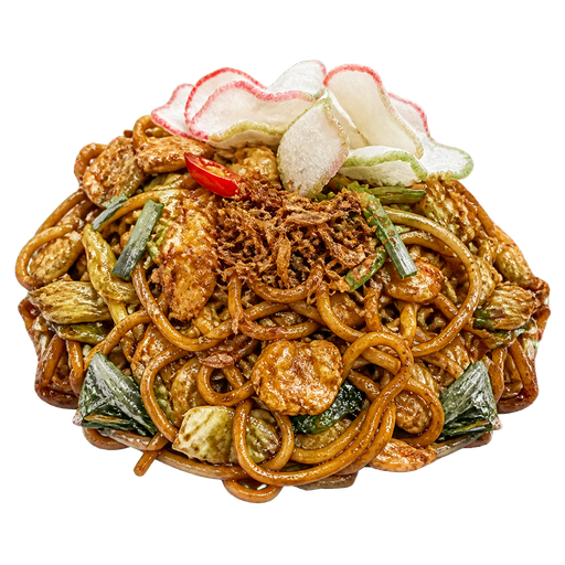 Street Fried Noodles sticker illustration