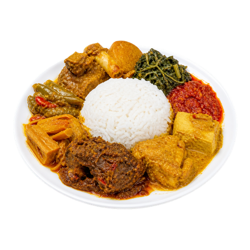 Minang Rice sticker illustration