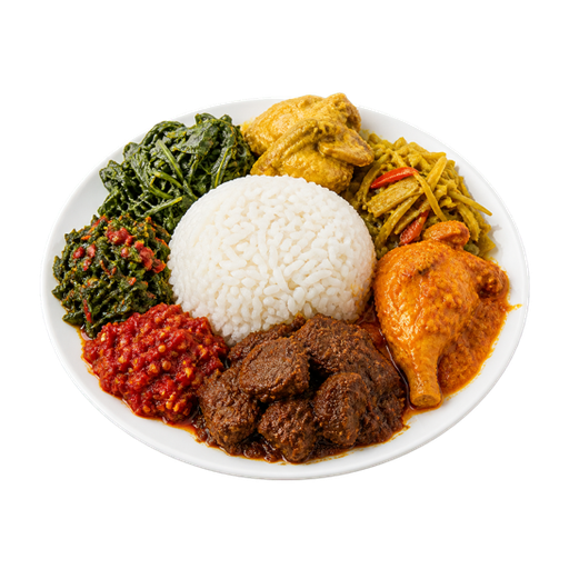 Padang Rice sticker illustration