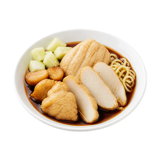 Palembang Fish Cake sticker illustration