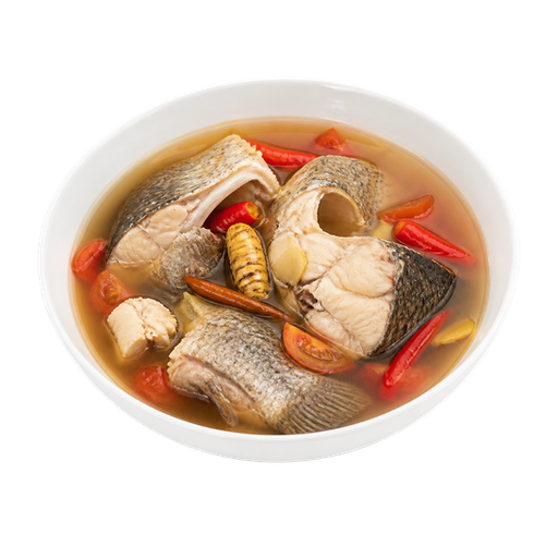 Palembang Sour Fish Soup sticker illustration