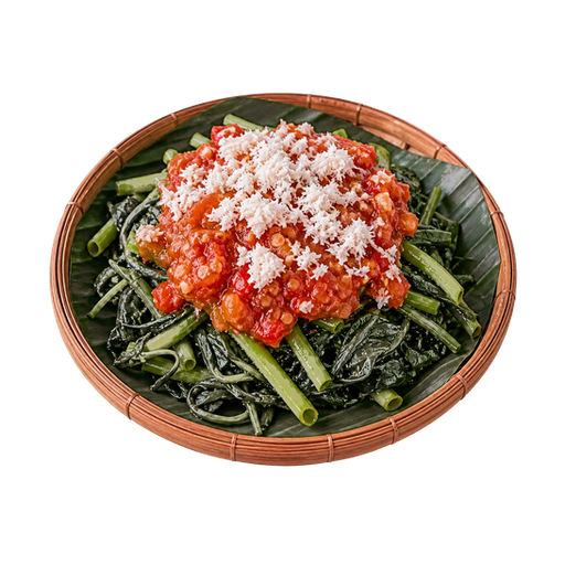 Water Spinach Salad sticker illustration