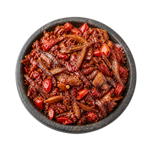 Smoked Fish Sambal sticker illustration