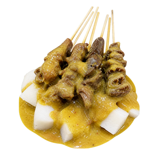 Padang Satay sticker illustration