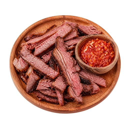 Smoked Beef sticker illustration