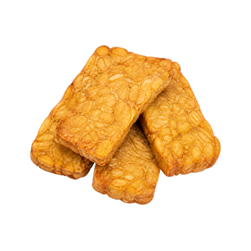 Fried Tempeh sticker illustration