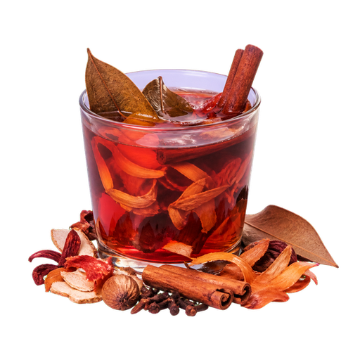 Herbal Spice Drink sticker illustration