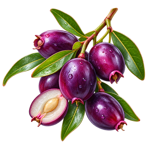 Illawarra Plums sticker illustration