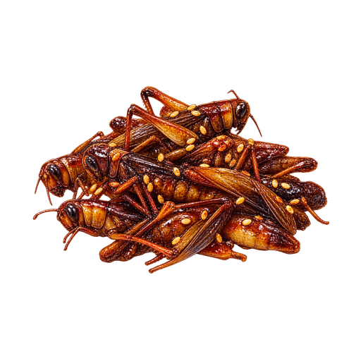 Inago no tsukudani sticker illustration