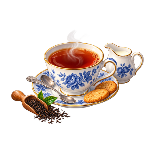 Irish Breakfast Tea sticker illustration