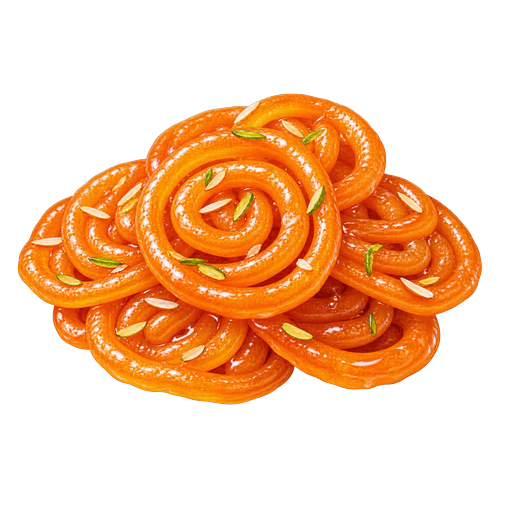 Jalebi sticker illustration