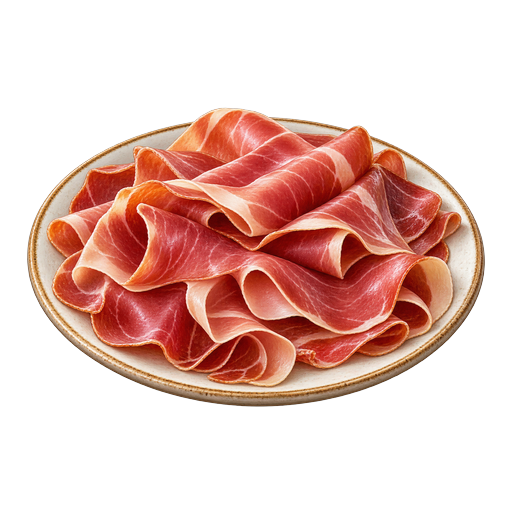 Jambon de la Borne sticker illustration
