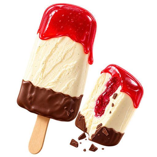 Jelly Tip Ice Cream sticker illustration