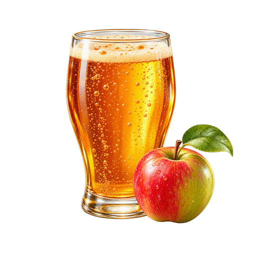 Jersey Cider sticker illustration