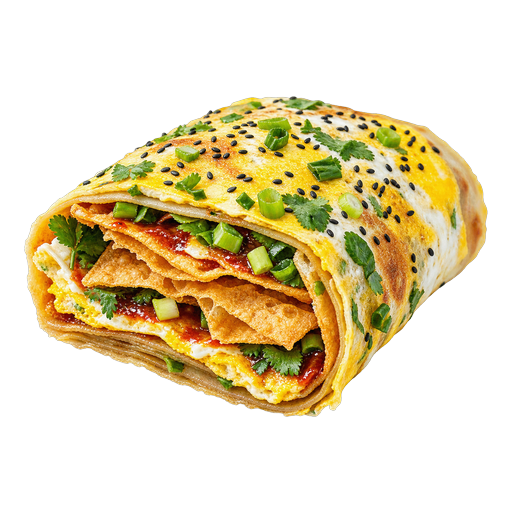 Savoury Crêpe sticker illustration
