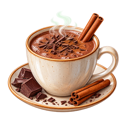 Jamaican Chocolate Tea sticker illustration