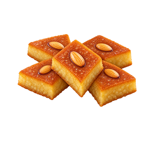 Harissa Semolina Cake sticker illustration