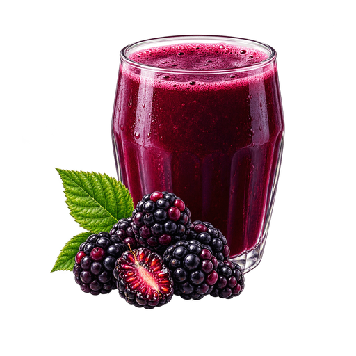 Jugo de Mora sticker illustration
